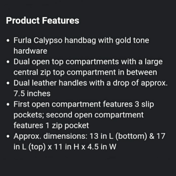 SOLD - Furla Calypso Nylon Shoulder Bag in Onyx - Picture 14 of 16